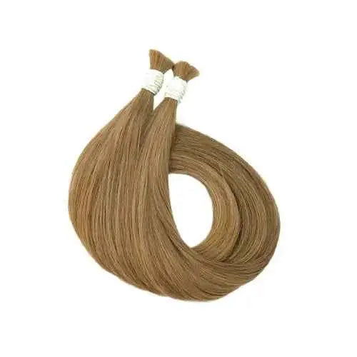 Bulk Hair Extensions Golden Blonde (#18) Color Raw Vietnamese Hair