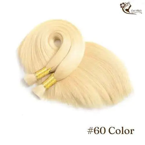 Bulk Hair Extensions Raw Vietnamese Hair #60 Blonde Color