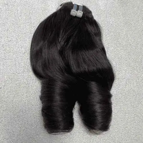 Brown Tip Bouncy Curl Baby Thin Vietnamese Hair