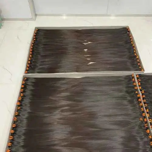 Bone Straight Hair Brown Tip Baby Thin Vietnamese Hair
