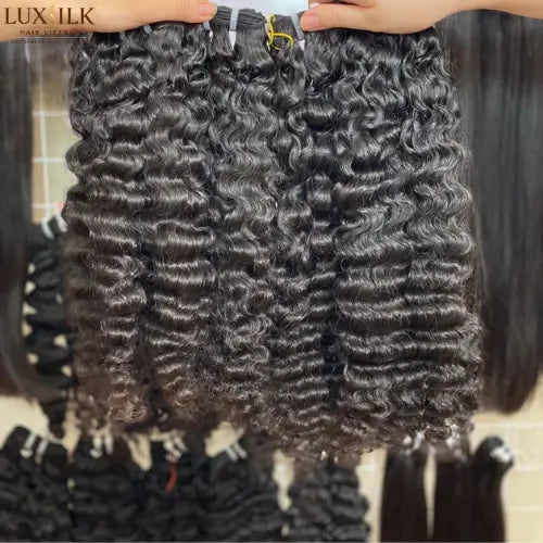 Burmese Curly Raw Vietnamese Hair Bundles Wholesale