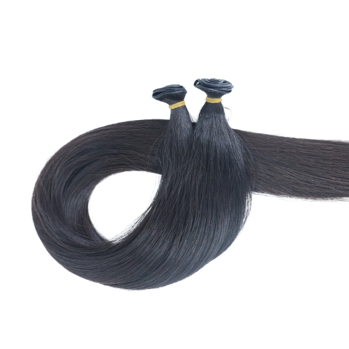 Genius Weft Hair Extensions Natural Black (#1B) Raw Vietnamese Hair