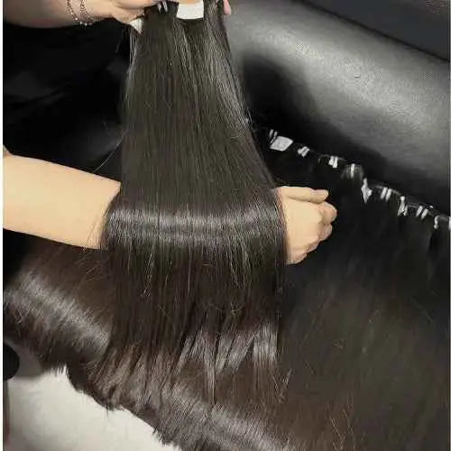 Baby Thin Hair Brown Tip Natural Straight Vietnamese Hair