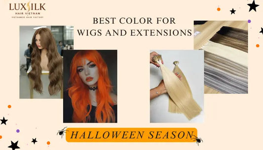 Best Color for Human Hair Wigs and Hair Extensions in Halloween Season 