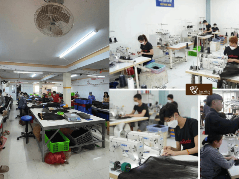 LuxSilk Hair Vietnam: Wholesale Reliable hair Factory