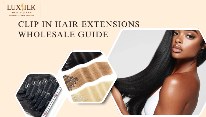 Clip in hair extensions wholesale guide for hair professionals