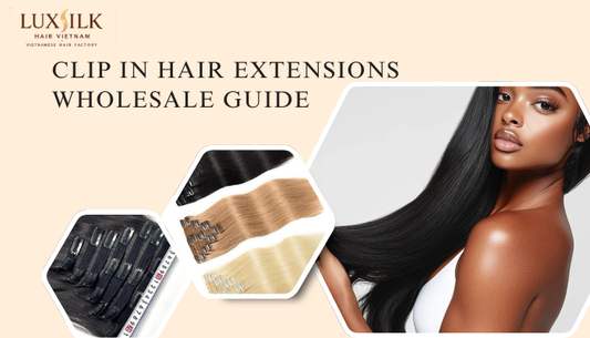 Clip in hair extensions wholesale guide for hair professionals