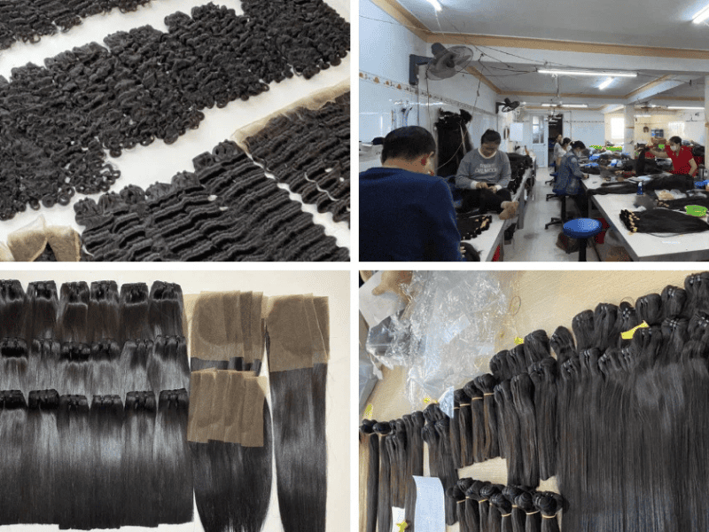 Vietnamese hair wholesale factory
