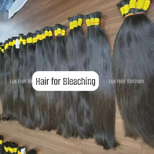 Vietnamese Raw Standard Bulk Hair for Bleaching Lux Hair