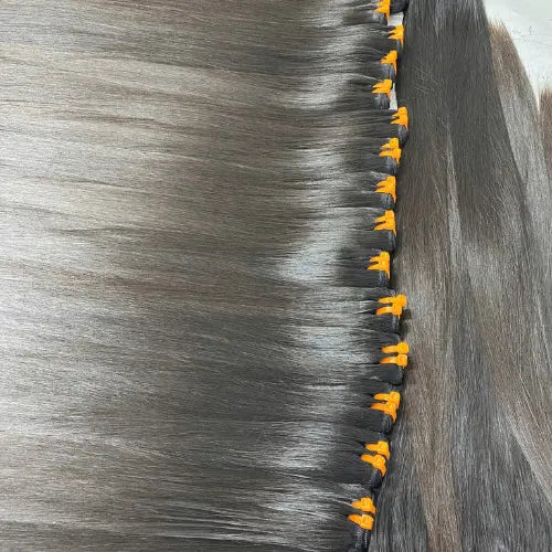 Brown Tip Bone Straight Baby Thin Vietnamese Hair - Lux Hair Vietnam