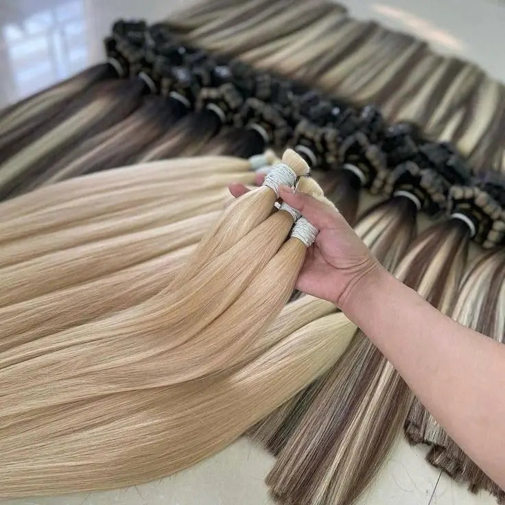 Color #613 Vietnamese hair bundle in multiple lengths from 12 to 30 inches
