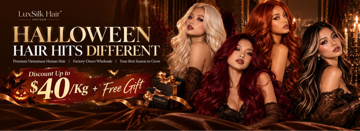 Halloween Vietnamese human hair wigs wholesale