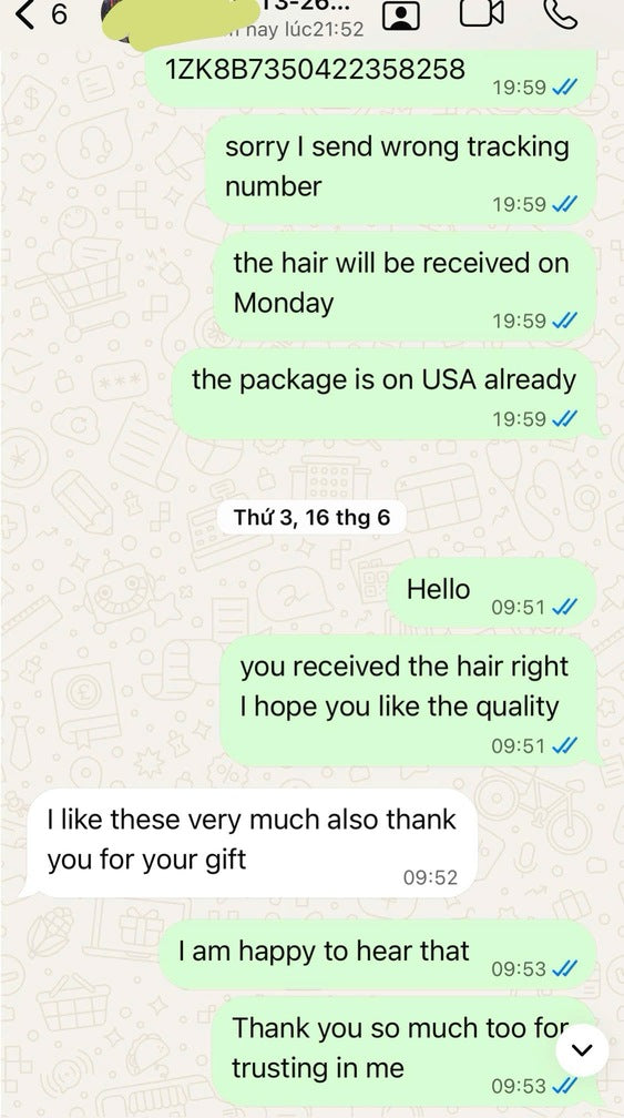 Vietnamese-hair-extensions-receiving-feedback