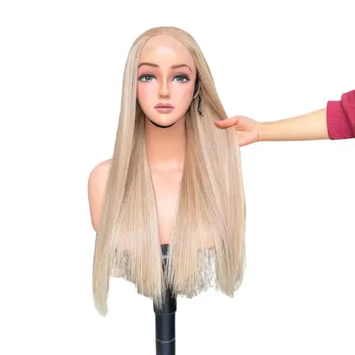Blonde Balayage Color Human Hair Wigs 20 Inches