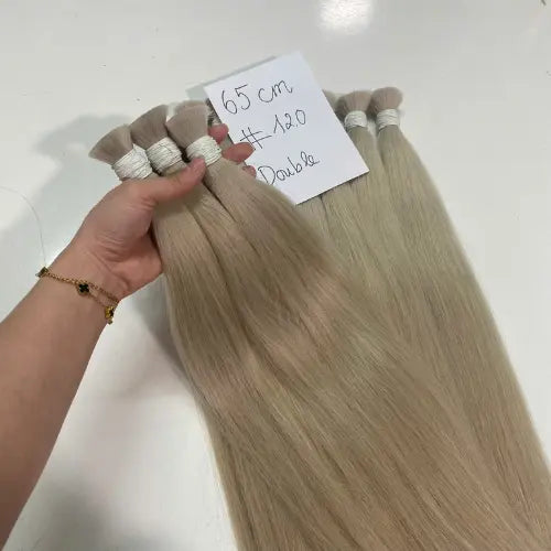 Bulk Hair Extensions #120 Color Raw Vietnamese Hair Double Drawn